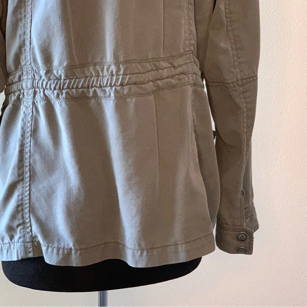 Women's Light Gray Utility Field Jacket - Unbranded